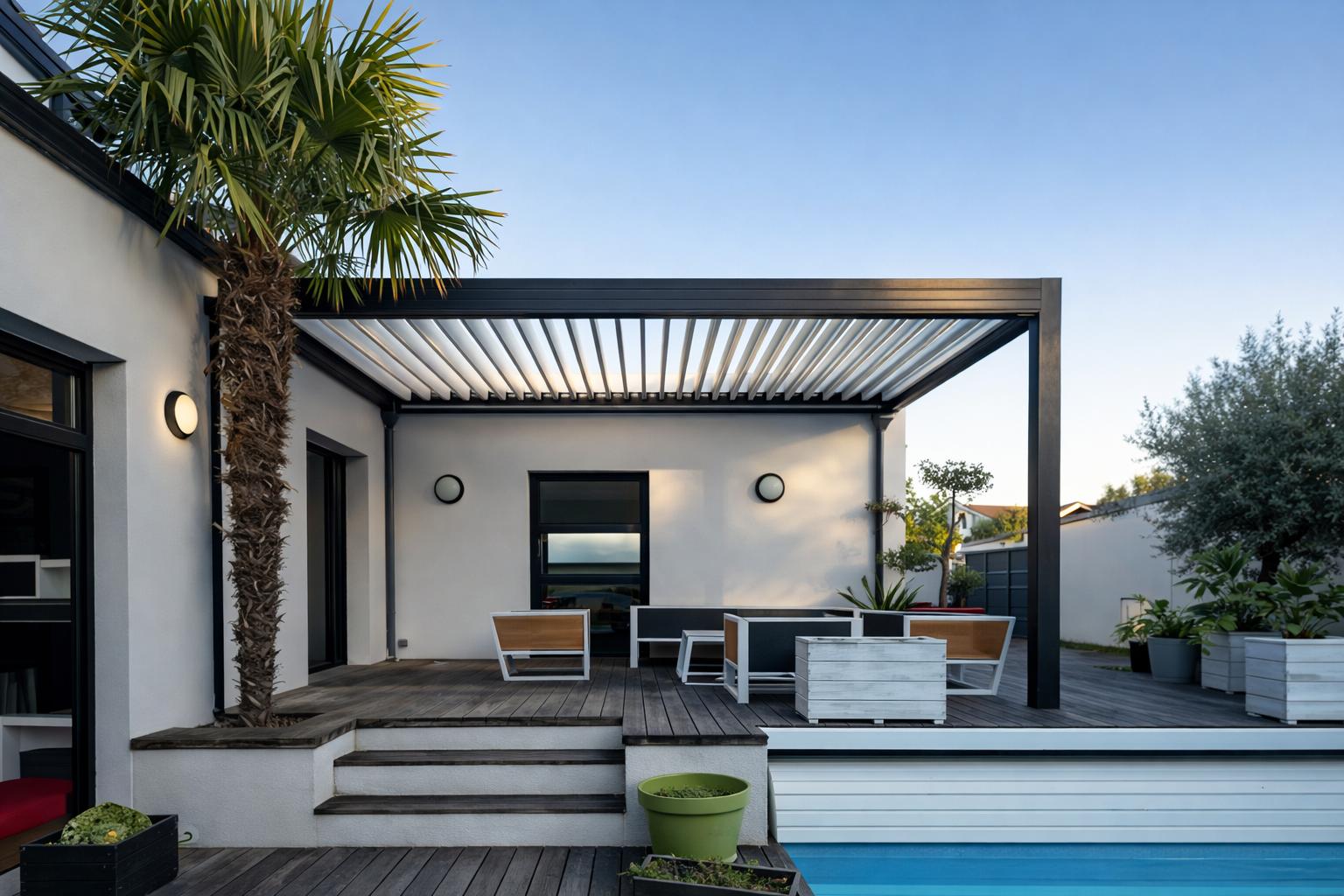 Pergola réalisée à Orléans