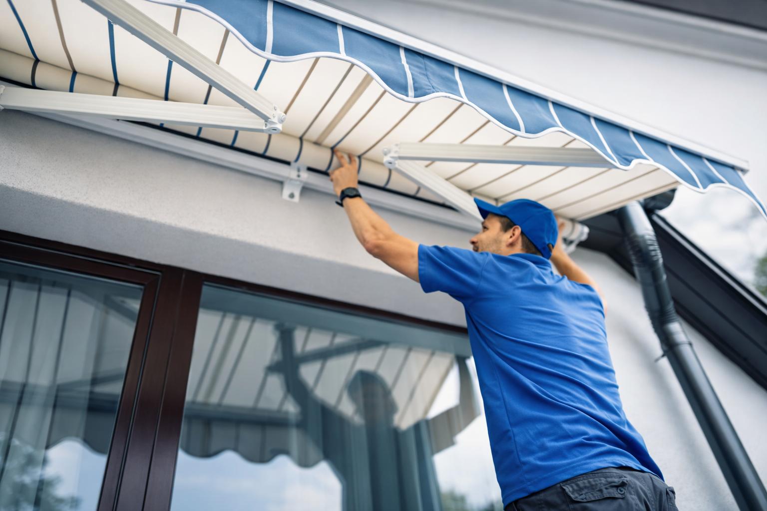 Store extérieur installation Orléans